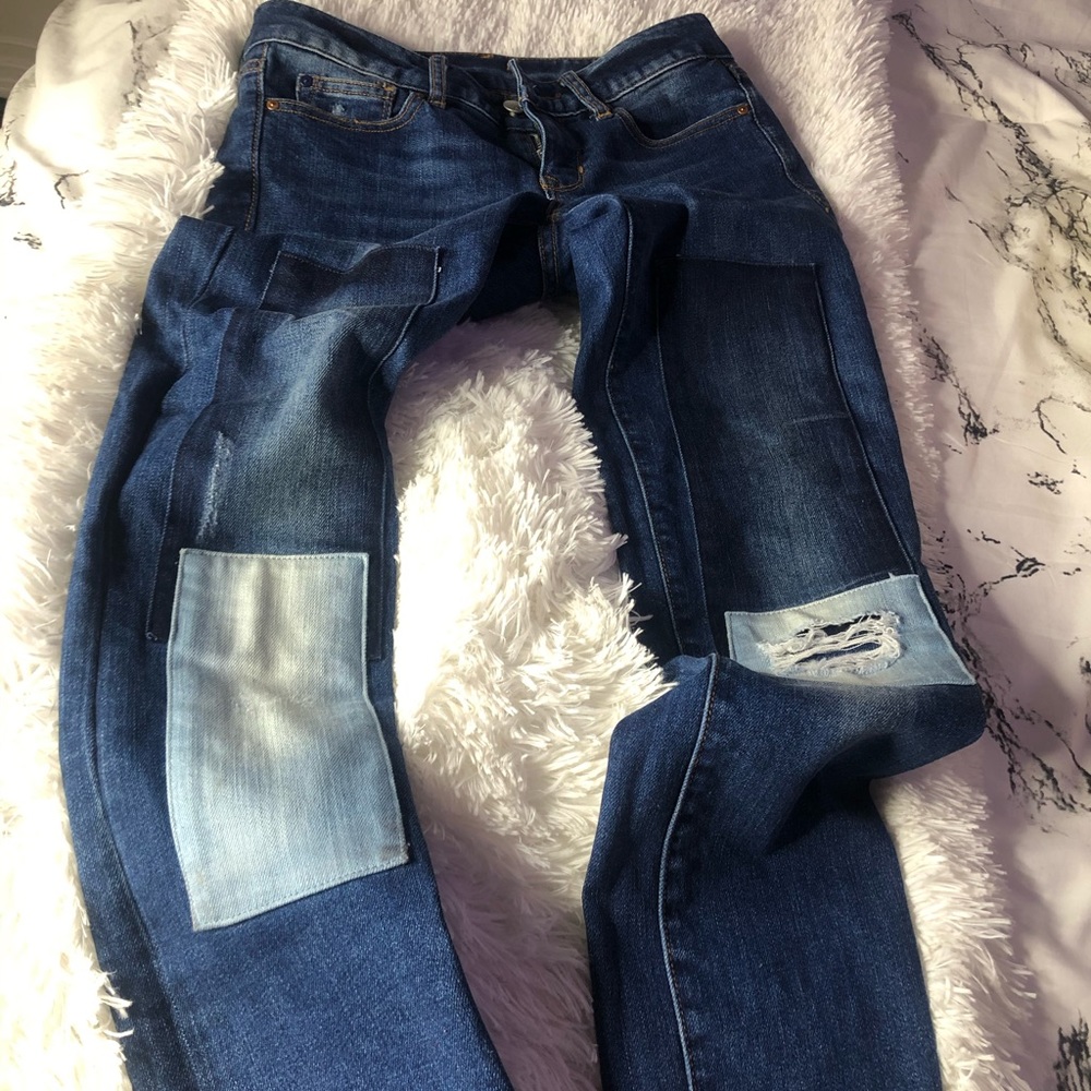 Gap Skinny Patchwork Denim - image 3